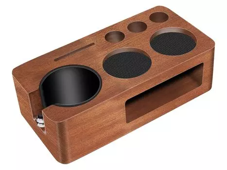 Espresso Tamping Station Multifunctional Tamping Station Tamper Station Espresso Station Suitable for Storage Tamper Distributor Portafilter Sapiri