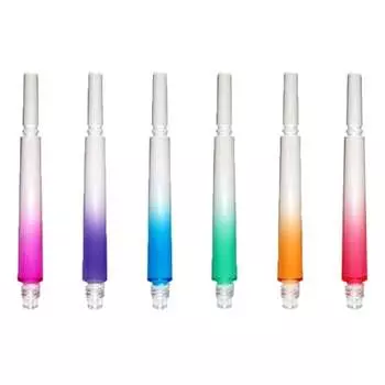 Esprit Fit Shaft Fit Shaft GEAR Нормальный спин Прозрачный градиентный синий 4 дротика стержень
