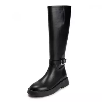 ESquire [управляется напрямую из штаб-квартиры] ESquire женские ботинки Molly Buckle Long S yxdwbS966bk YXDWBS966BK/225
