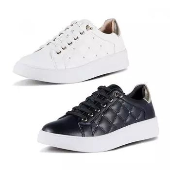 ESquire [управляется напрямую из штаб-квартиры] Женские стеганые кроссовки ESquire Dfhz923 924 01YXDFHZ923BK/225