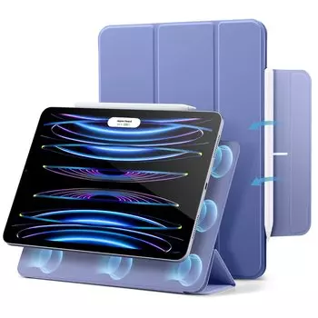 ESR iPad Pro 11 Inch Case Magnetic Adsorption iPad Pro Case 11 Inch Compatible with Generation Compatible with Pencil 2 Trifold Stand Auto Function
