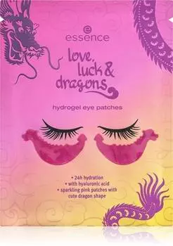 Essence Love, Luck & Dragons Masque Hydrogel Contour Des Yeux TU прозрачный