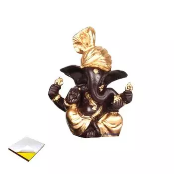 Essence of Lord Ganesha,Ganpati Statue Idol Murti for Car Dashboard, Pooja - Home Decor