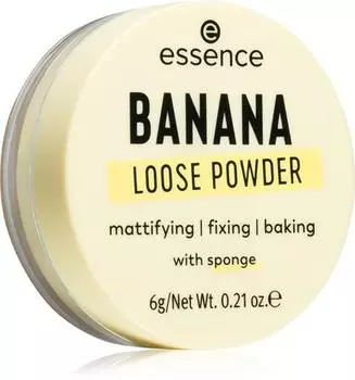 Essence Рассыпчатая матирующая пудра BANANA LOOSE TU прозрачный