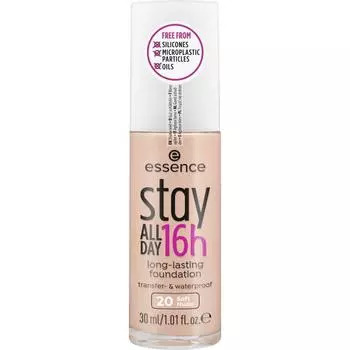 Essence Stay All Day 16h Long Lasting Foundation 20, 30ml