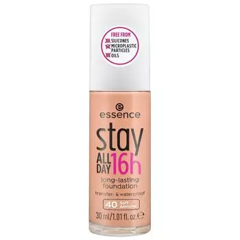 Essence - Стойкая тональная основа Stay All Day 16H -