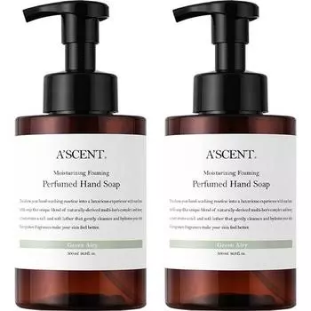 Essent Perfumed Bubble Hand Wash Green Airy, 500мл, 2 корейских косметики