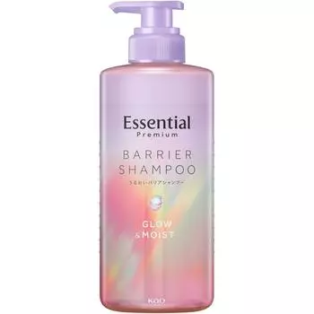 Essential Kao Essential Premium Moisture Barrier Shampoo Glow Moist Perfume 450ml
