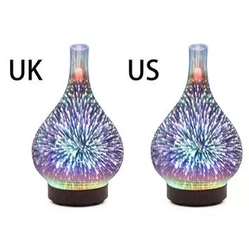 Essential Oil Diffuser Humidifier 100ML Aromatherpy 7 Color LED Lights Changing