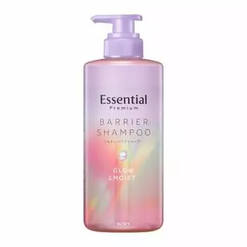 Essential Premium Moisture Barrier Shampoo Glow & Moist Pump 450ml