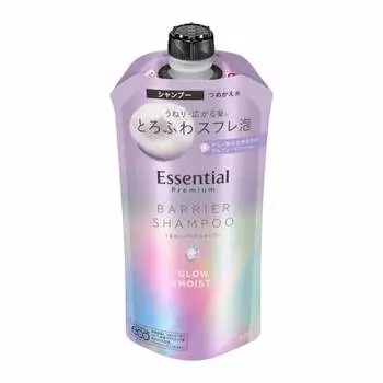 Essential Premium Moisture Barrier Shampoo Glow & Moist Refill 340ml