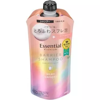 Essential Premium Moisture Barrier Shampoo Silky & Smooth сменная упаковка 340 мл + бонус включен