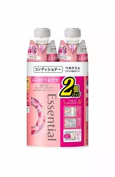 Essential Soft and Shiny Conditioner Refill 340ml x 2 [Bulk Purchase]