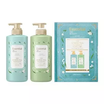 Essential The Beauty Barrier Pump Set White Tea Scent 900ml