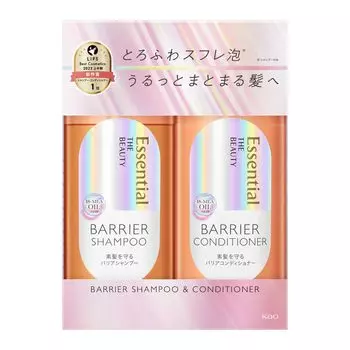 Essential The Beauty Hair Texture Beauty Barrier Shampoo Conditioner Pump Set 900ml для защиты оголенных волос