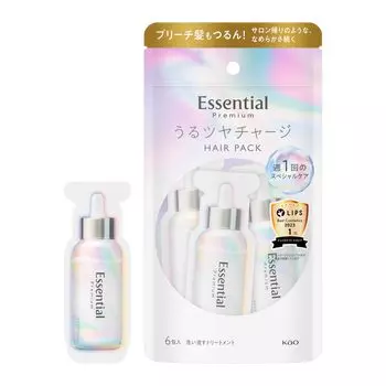 Essential The Beauty Hair Texture Beauty Utsuya Charge Hair Pack 9 г x 6 Цветочный роскошный аромат формула барьера для волос серебряный