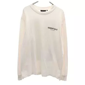 ESSENTIALS Long sleeve T-shirt L White Ron T Men s Used