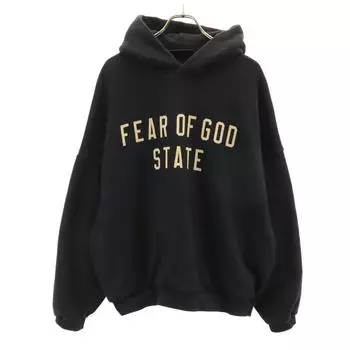 ESSENTIEL Long sleeve Print logo Sweatshirts XL black Back brushed Men s Used