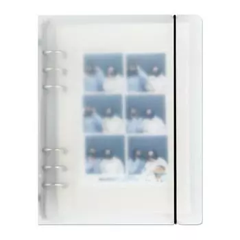 Есть коллекционный альбом формата А5 в твердом переплете с 6 отверстиями.