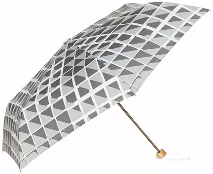 estaa Мини-зонт Случайная плитка Серый Япония Спица 55 см [Moonbat] [УФ] Женский (БЕСПЛАТНЫЙ размер) серый