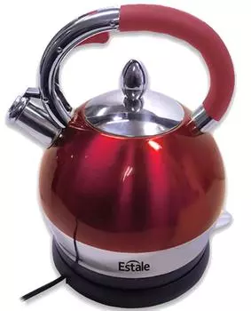 Estale Kettle Stylish Stainless Steel Electric Kettle 2 Liters Cordless One-Touch (Detachable Type) MEK-26