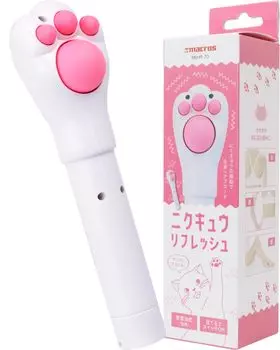 Estale Vibration Refresher Paw Paw Bulbul Vibration Плечо Талия Нога Cute Nikkyu Refresh Работает от батареек Беспроводной Кошачий