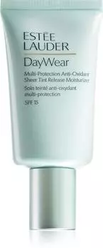 Este Lauder DayWear Multi-Protection Anti-Oxidant Sheer Tint Release Moisturizer SPF 15 Увлажняющий тональный крем для всех типов кожи TU прозрачный