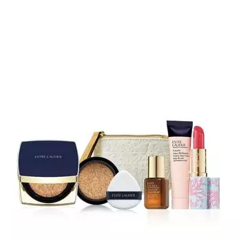 Estee Lauder Est E LaudEr doublE wear Soft Glow Mat Cushion SPF45 PA+++ 24 г Основной товар + сменный блок + 3 футляра Deluxe Types 1C0 shell