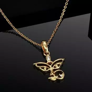 Estele - Подвеска Devotional Durga Ma с 24-каратным золотом и австрийскими кристаллами для женщин / девочек