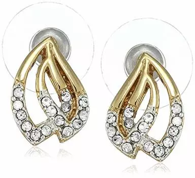 Estele - серьги из 24-каратного золота с австрийскими кристаллами для женщин и девочек