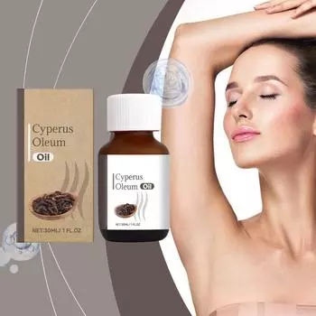 Естественное уменьшение роста волос на теле, масло Cyperus, масло Cyperus Oleum, масло, замедляющее рост волос, сывороточное масло, замедляющее рост волос(30мл) One Size