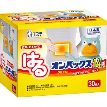 Esthe PB Onpax HARU 30 шт. Обычная грелка для тела Одноразовая грелка для тела Обычная грелка для тела 1 set