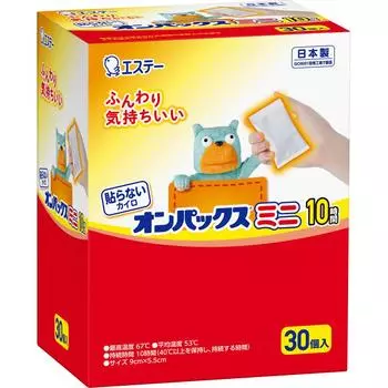 Esthe PB Onpax Mini без пасты 30 шт.. Обычная грелка для тела Одноразовая грелка для тела Обычная грелка для тела 1 set