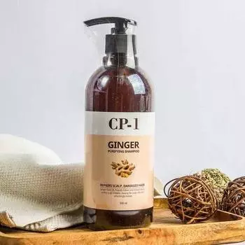 ESTHETIC HOUSE CP-1 GINGER PURIFYING SHAMPOO 500ML, Kbeauty, корейская косметика, пробник