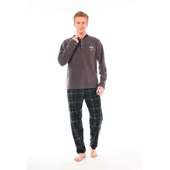 Estiva Bottom Pajamas Клетчатая флисовая мужская пижама в клетку