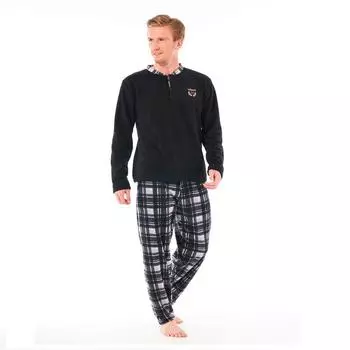 Estiva Bottom Pajamas Клетчатая флисовая мужская пижама в клетку