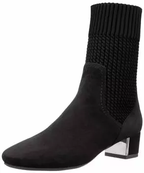 et Модные сапоги MJJT08020 Черная замша [Mode Giacomo] Женские