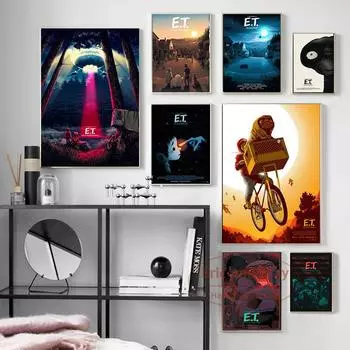 ET The Terrestrial НЛО фильм холст картины плакаты печатает настенное художественное изображение Декор для гостиной дома 21cm30cm NoFrame