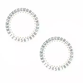 ETA для 2804-2 2824-2 2 шт. Индикатор даты Колесо даты Дисковая пластина для 2892A2 Сменные аксессуары