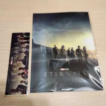 Eternals Lenticular Card + Закладка