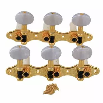Etfbuy Yibuy 3L 3R Gold Guitar Machine Head Guitar Rotomatic Peg Button