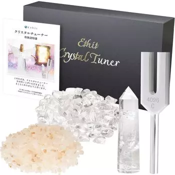 Ethit Crystal Tuner камертон 4096 Гц хрустальный пульсирующий камень каменная соль алюминиевый тюнер Crystal Point Mini Point очистка естественное предсказание судьбы