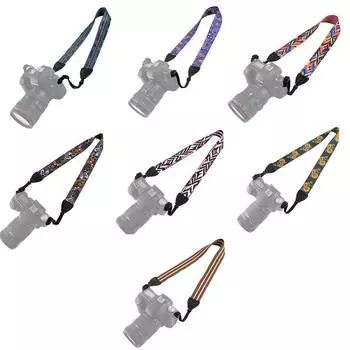 Ethnic Style Retro Camera Shoulder Strap Camera Strap Band SLR Camera Belt Camera Neck Strap 04