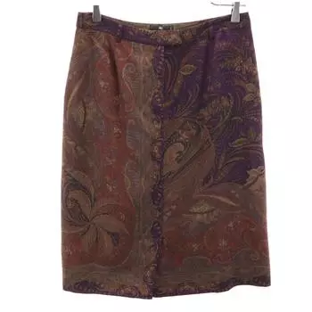 ETRO made in Italy Overall handle Mimole length Tight Skirt 42 purple Women Used