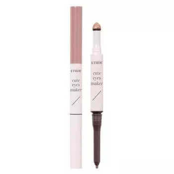 Etude Aegyosal Maker Liner 0,1 г + набор блесток 0,5 г, персиковый нюд, 1 набор