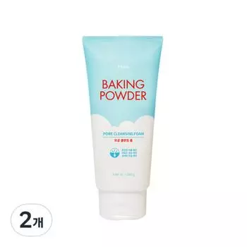 Etude Baking Powder Pore Cleansing Foam, 160ml, 2 pieces