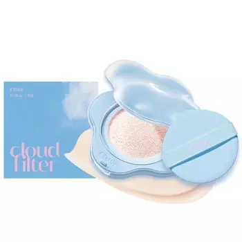ETUDE Cloud Filter Cushion 15 г SPF42 Тональный крем-кушон с контролем цвета кожи с прозрачным покрытием Kitts Легкий и удобный для ношения тон кожи, чем [Etude