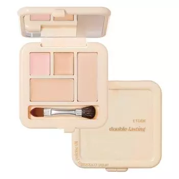 Etude Палитра консилеров Double Lasting Artist Concealer Palette 5,3 г, 01, 1 шт.