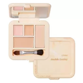 Etude Палитра консилеров Double Lasting Artist Concealer Palette 5,3 г, 02, 1 шт.