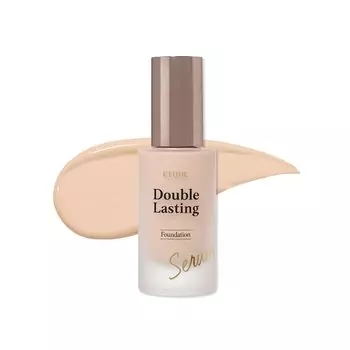 ETUDE Double Lasting Serum Skin Foundation Нейтральная бежевая жидкая основа Глянцевая кожа, которая разваливается [Etude Official] / не будет